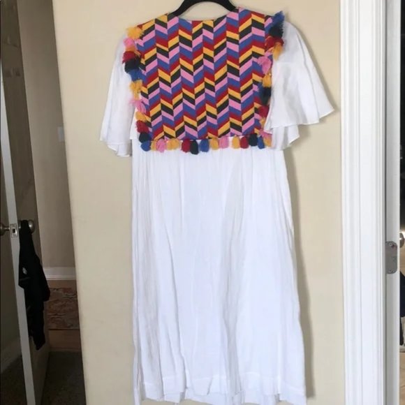 WHIT TWO Bette Flutter-Sleeve Dress XS - Picture 9 of 10